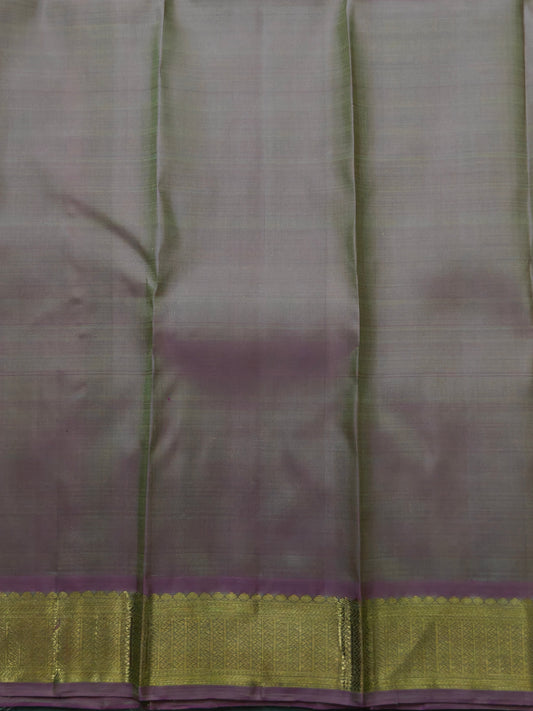 Pista Green Colour Pure Zari Kanchivaram Silk Saree With Vanasingaram Motif All Over Code : KA0522