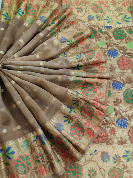 Organza Saree Code : J0123VB4340902