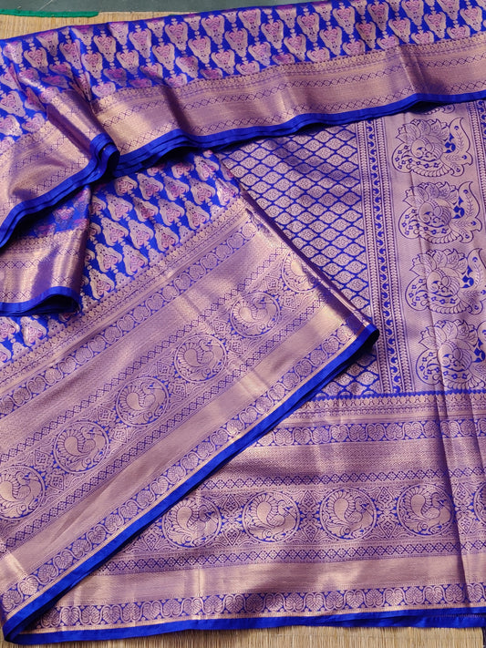 Semi Kanchivaram Silk Code : M0324KA5031804