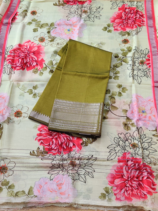 Semi Maheshwari Silk Code :J0624VB5153148