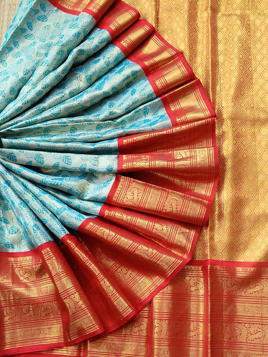 Tissue Kanchivaram Silk Code : O1021KA2800506