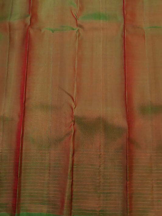 Rani Pink Colour Pure Zari Kanchivaram Silk Saree With Zari Rain Drops All Over Code : KA0517