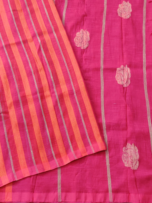 Linen Saree Code : O1023PC4781807