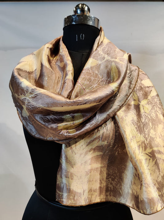 Light Brown Silk Stole